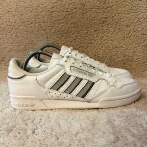 Adidas Continental 80 White Stripes Leather Casual Sneakers Shoes Mens Size 10